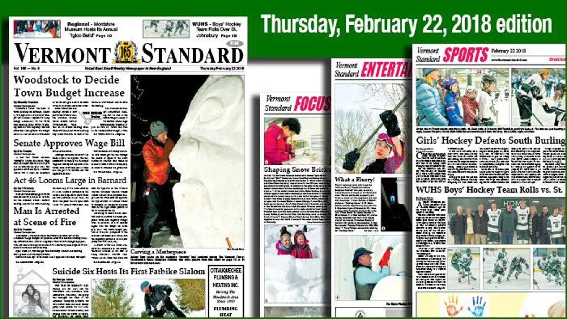 The Vermont Standard Woodstock VT